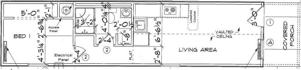 bedroom model floor plan